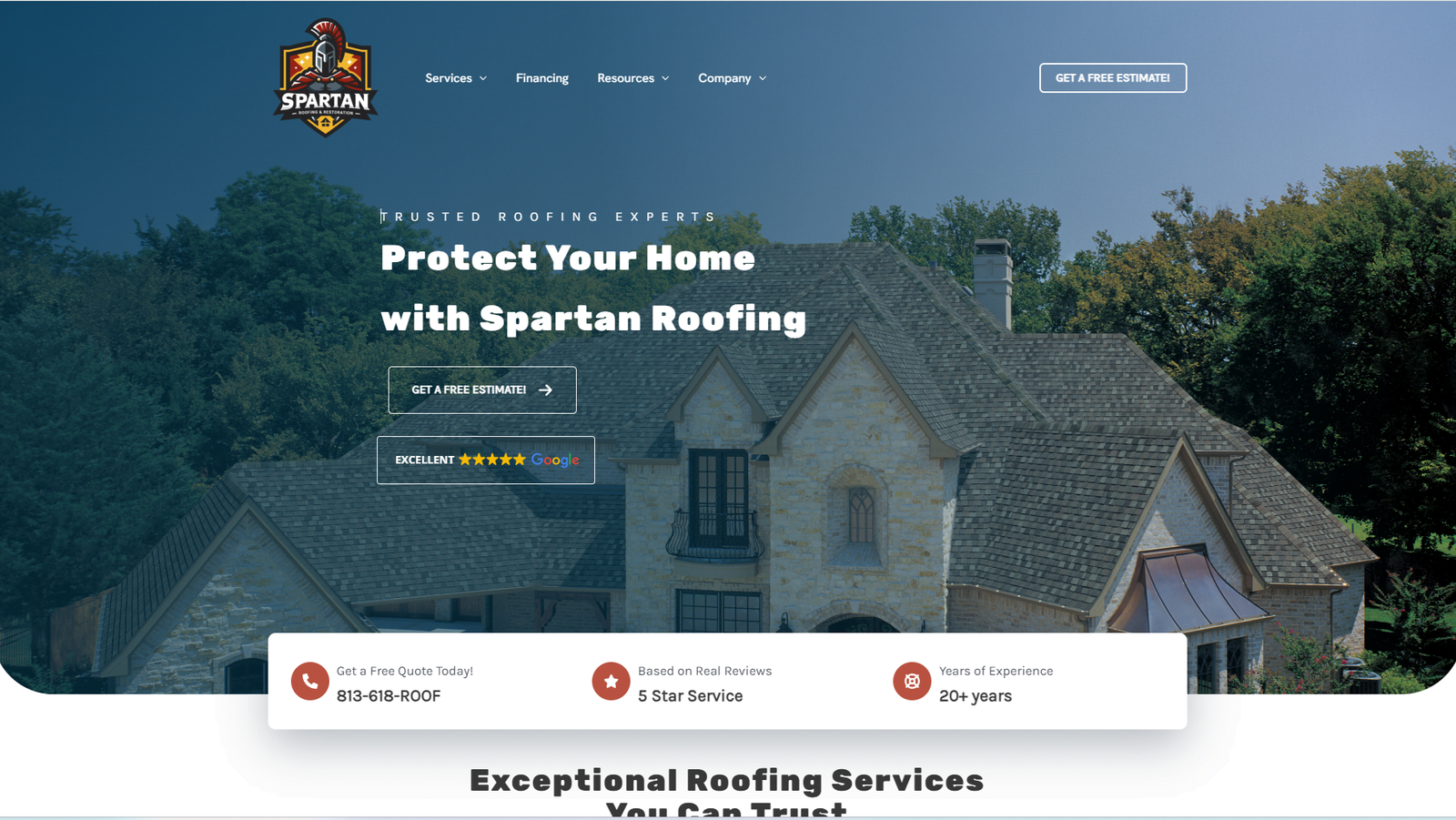 SpartanRoofingUSA Home Page